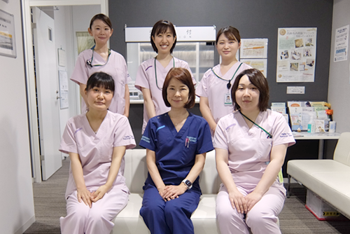 医師を含め全て女性スタッフが対応