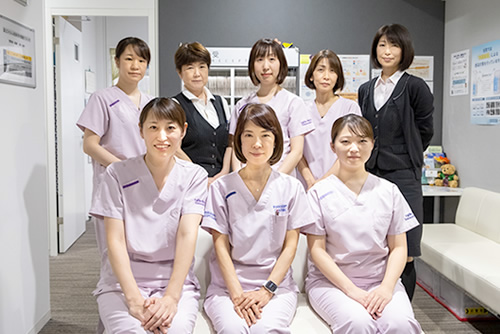 医師を含め全て女性スタッフが対応